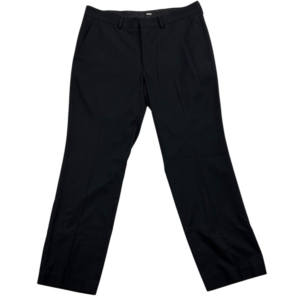 Billy London UK Straight Leg Dress Pants Mens Size 33x29 Black